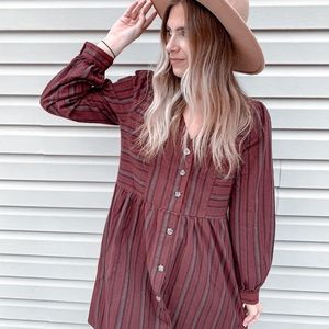 Relaxed Button Down Dress